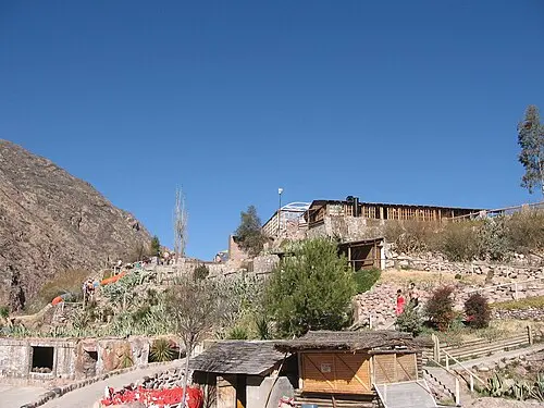 Pools and slides at Termas Cacheuta, Mendoza
